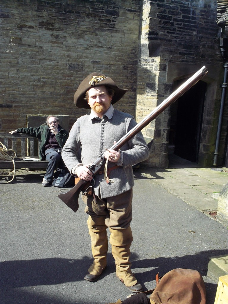 A St Thomas dragoons guarding Chris: TAS member.